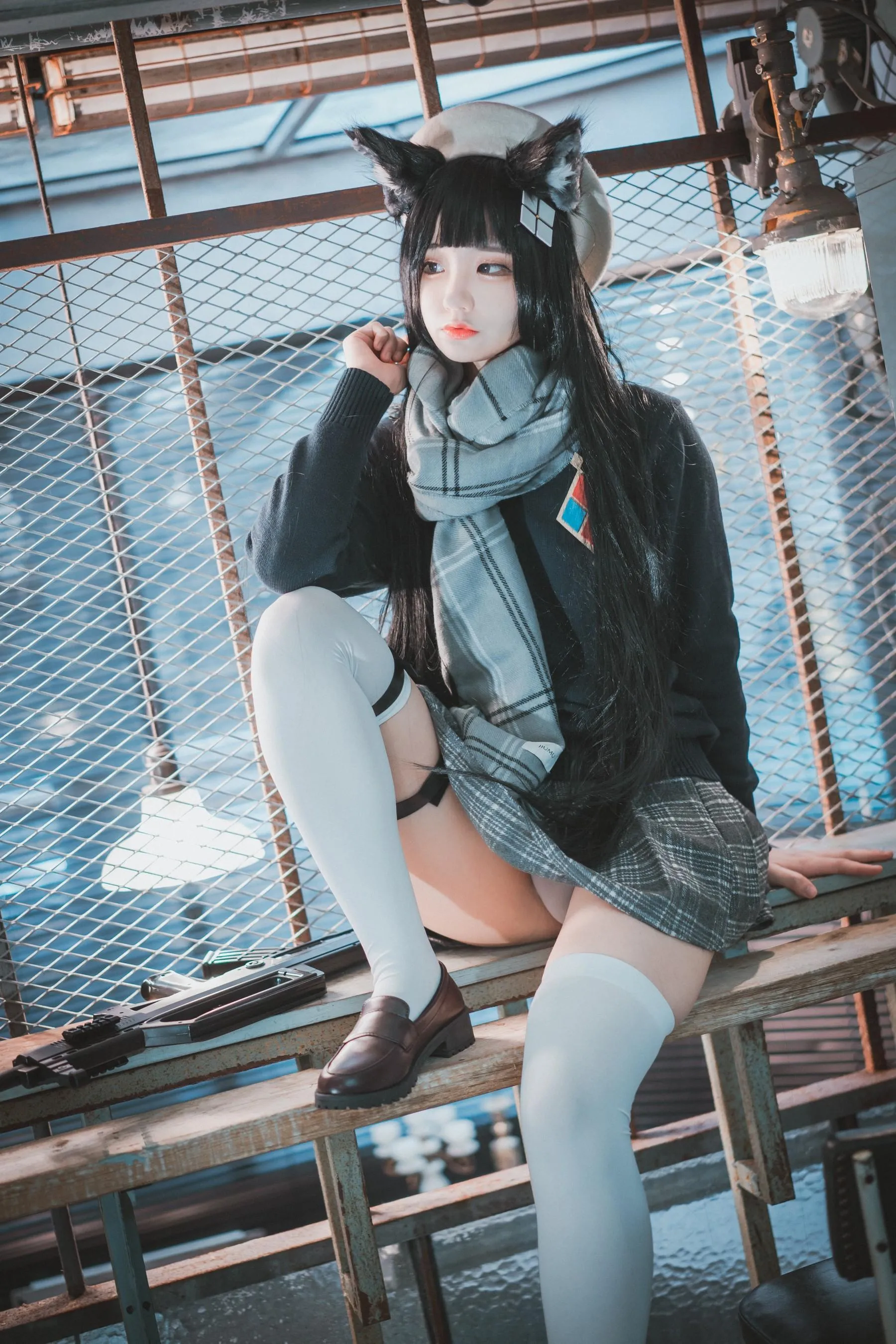 Jenny 정제니 – NO.19 [DJAWA] Type95 Pure White Graduation Girls Frontline [33P]插图7